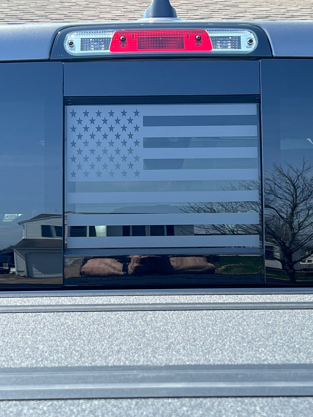 thumbnail image 2 of Chrome Rear Sliding Window Trim Strips For Dodge Ram 1500 2011+ (2-Piece Set) 2 of 3