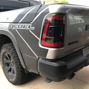 Fits 2019-2023 ram 1500 LED Tail Light Tint Overlays