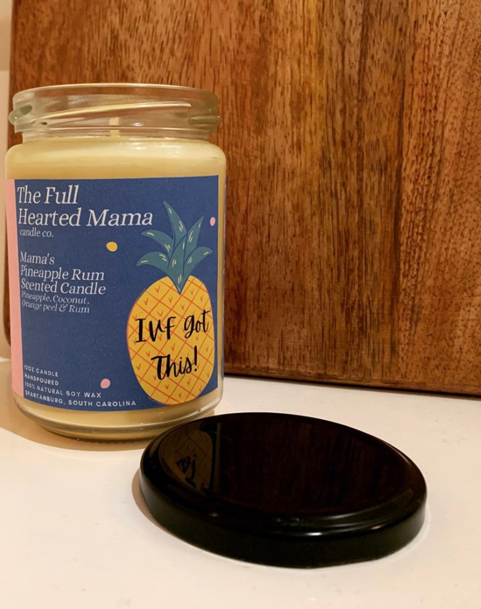 Soy Wax Scented Candle IVF Baby Pregnancy Affirmation Gift Etsy