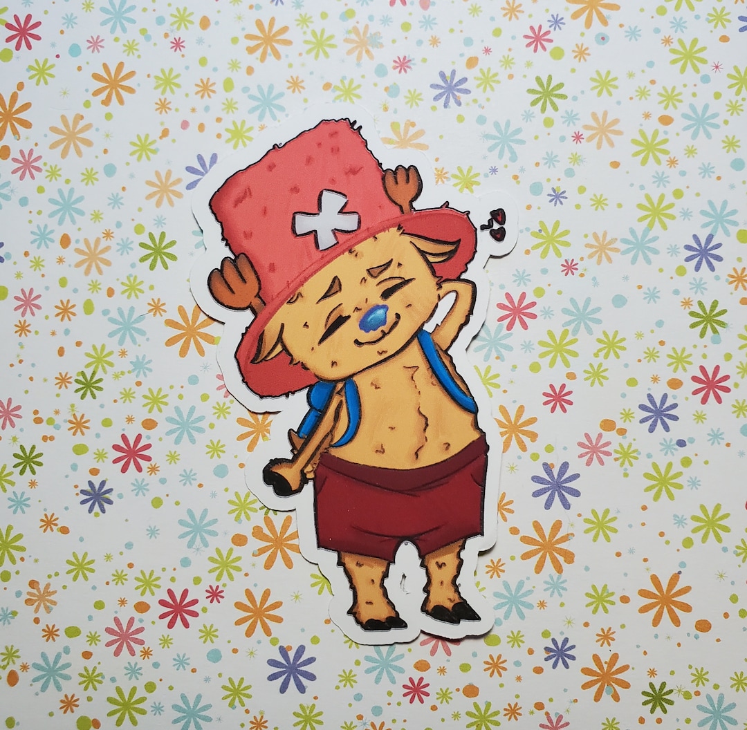 Chopper One Piece Sticker Etsy