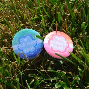 Yuri + Yaoi Buttons