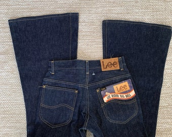 SOLD** SOLD**Vintage Deadstock 70’s Lee Rider Big Bell size 8 Bell Bottom Jeans *Rare Find*