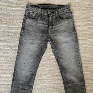 Levi&#39;s 501 Smoke Jeans, Bottoni Taglia 29 x 30 Spedizione Gratuita
