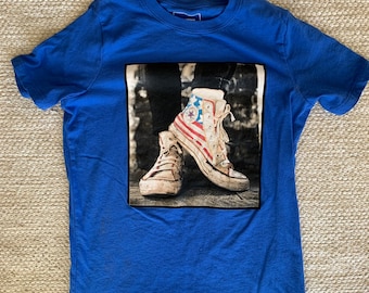 Conversation Graphic Tee Blau Gr. XS