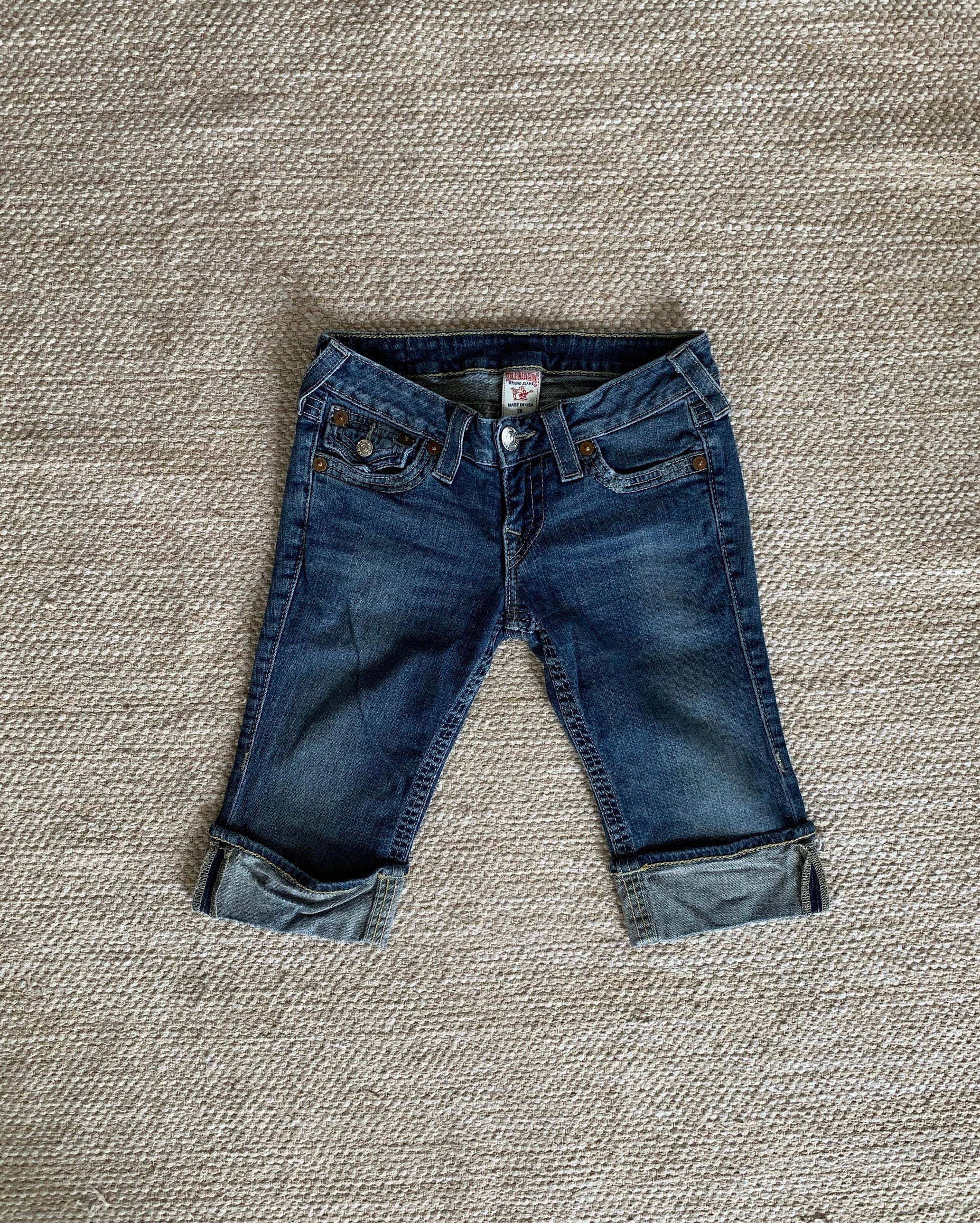 True religion best sale knee length shorts