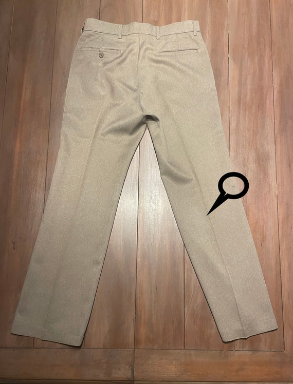 Vintage Levis Action Slacks From the 70's Waist 3… - image 8