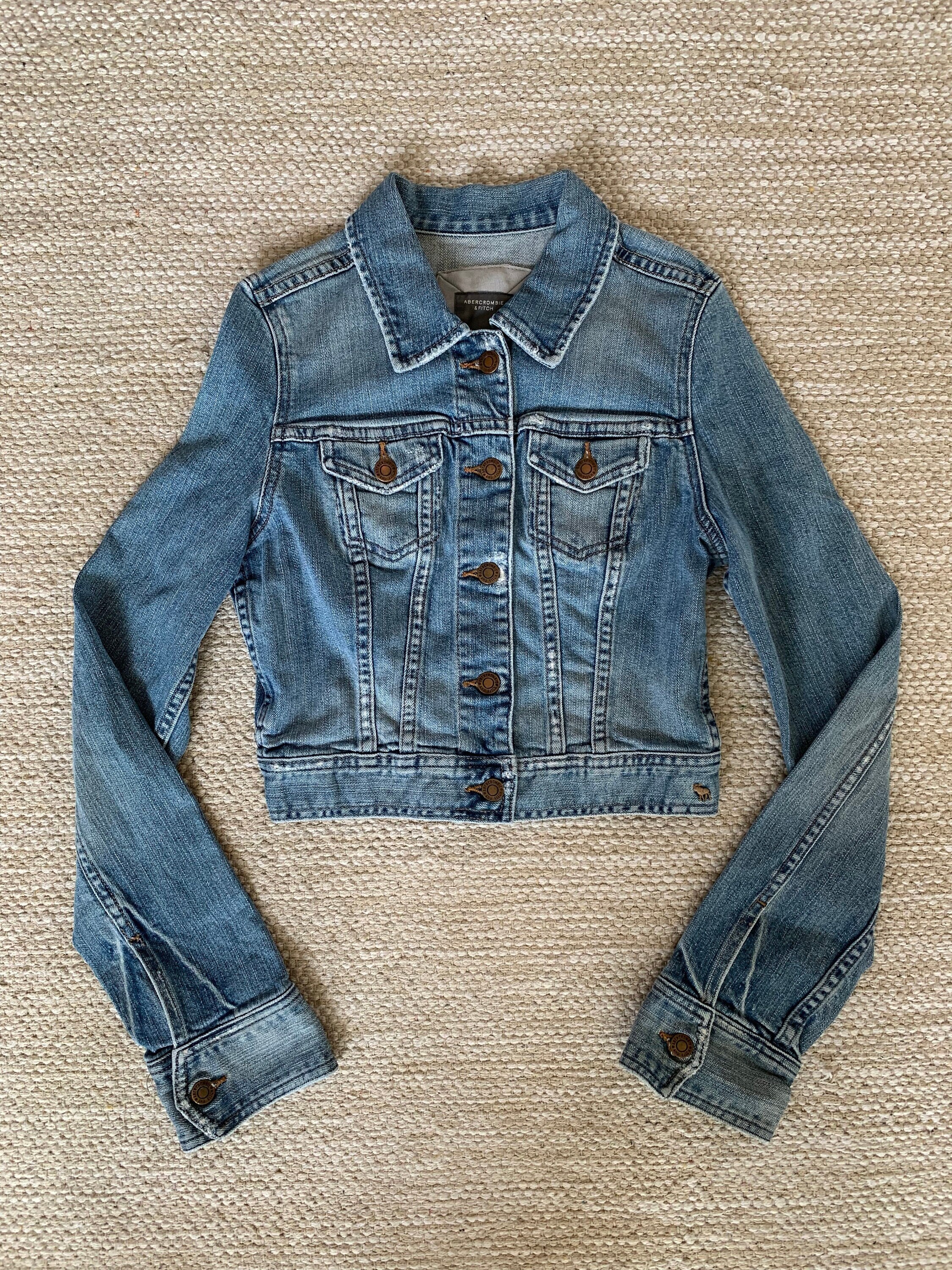 abercrombie and fitch jean jacket 