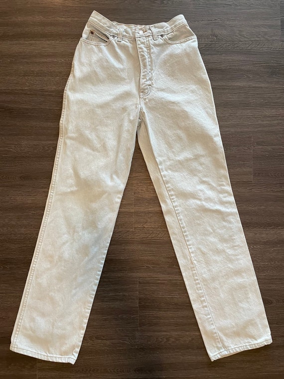 Vntg 80’s Sz-10 Calvin Klein Light Jeans, Made in 