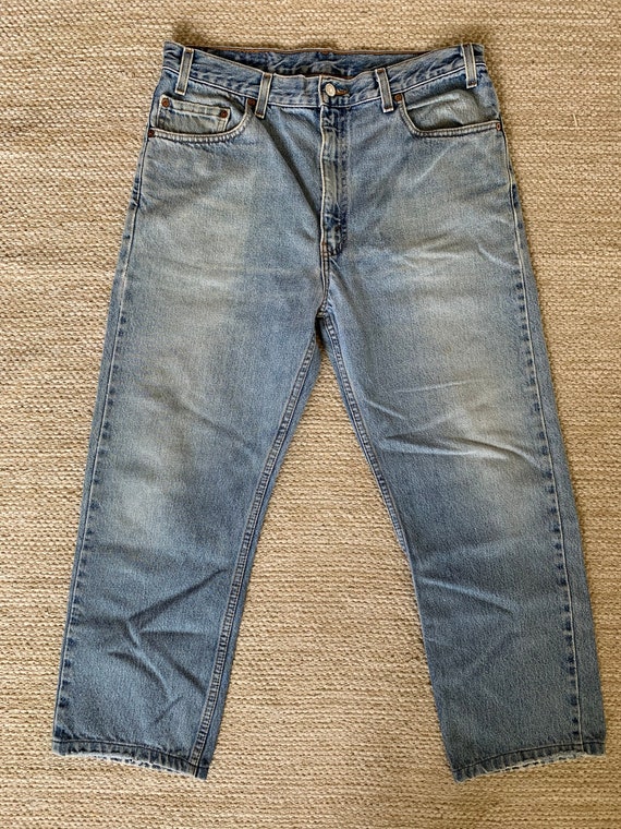 Vntg 90's 36x30 Levi’s 505 Regular Fit Jeans, Mad… - image 1