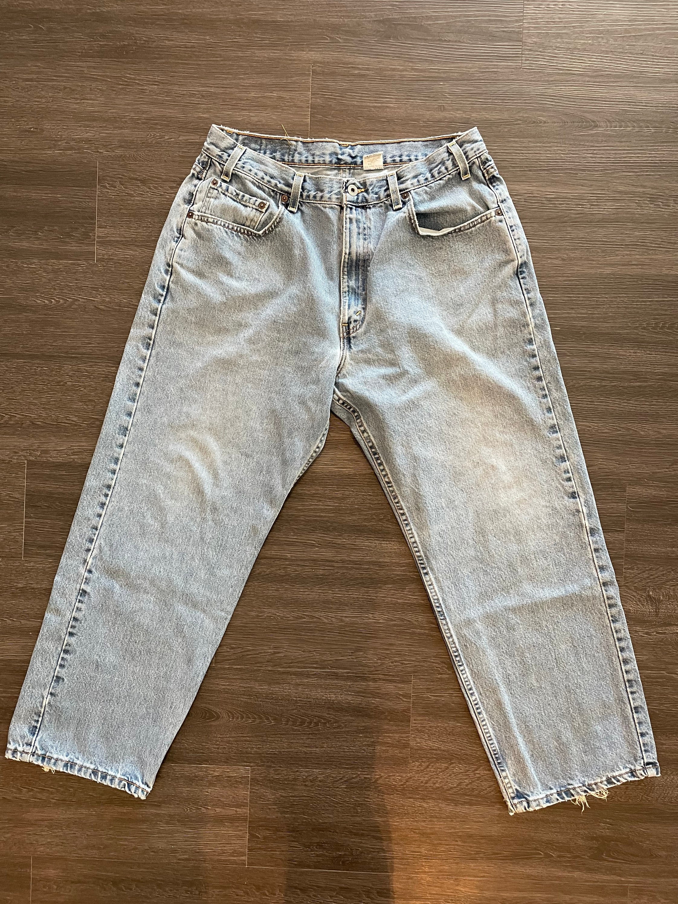 Vntg 90's 36x30 Levi's 569 Large Straight Fit Jeans, Made in