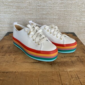 keds platform rainbow
