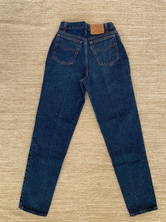 Vntg 80's Sz-10 Levi’s 505 Straight Leg Jeans, Ma… - image 4