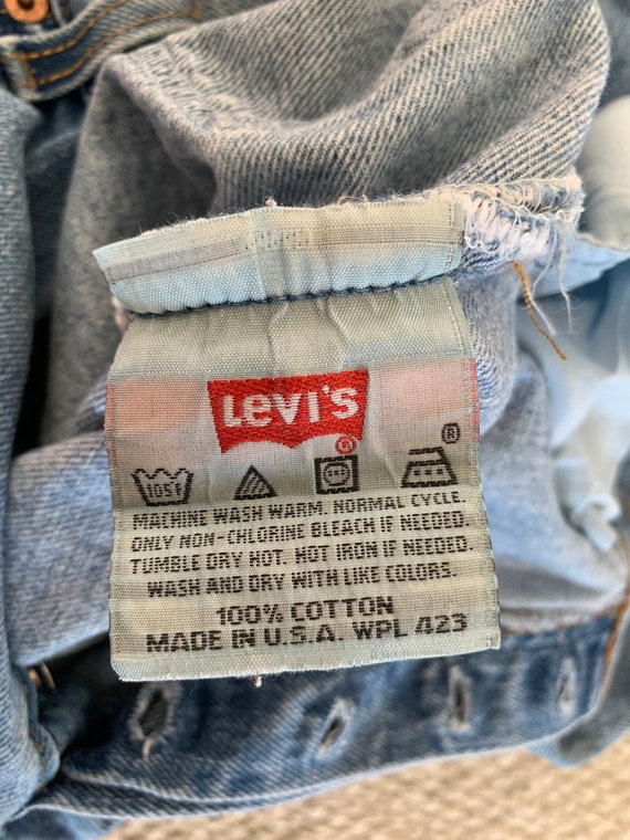 30x30 Vntg 90’s Levi's 501 Classic Button Fly Jea… - image 3