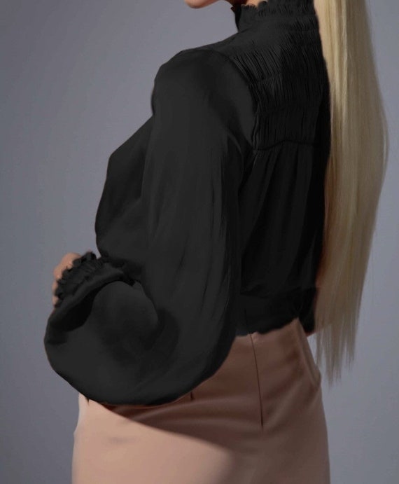 Ruby Ruffle Blouse - image 2