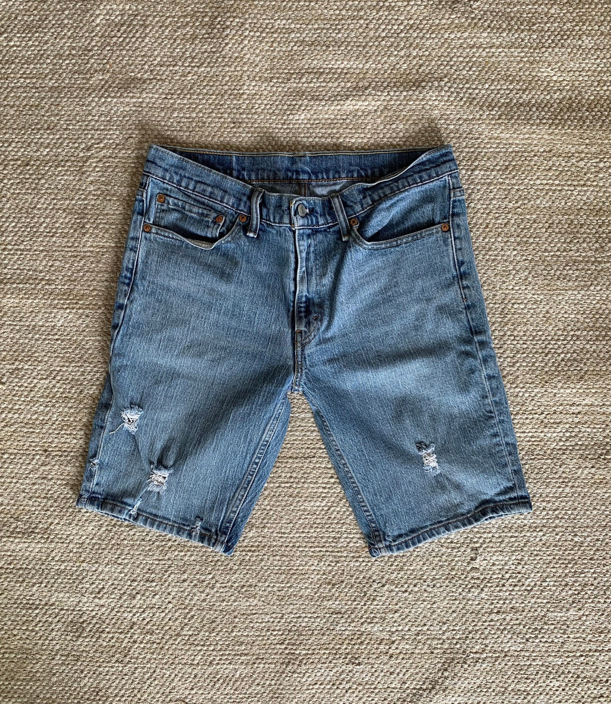 Men's Slim Fit Shorts Buy Levi's Men's Slim Cut Off Jean Shorts At