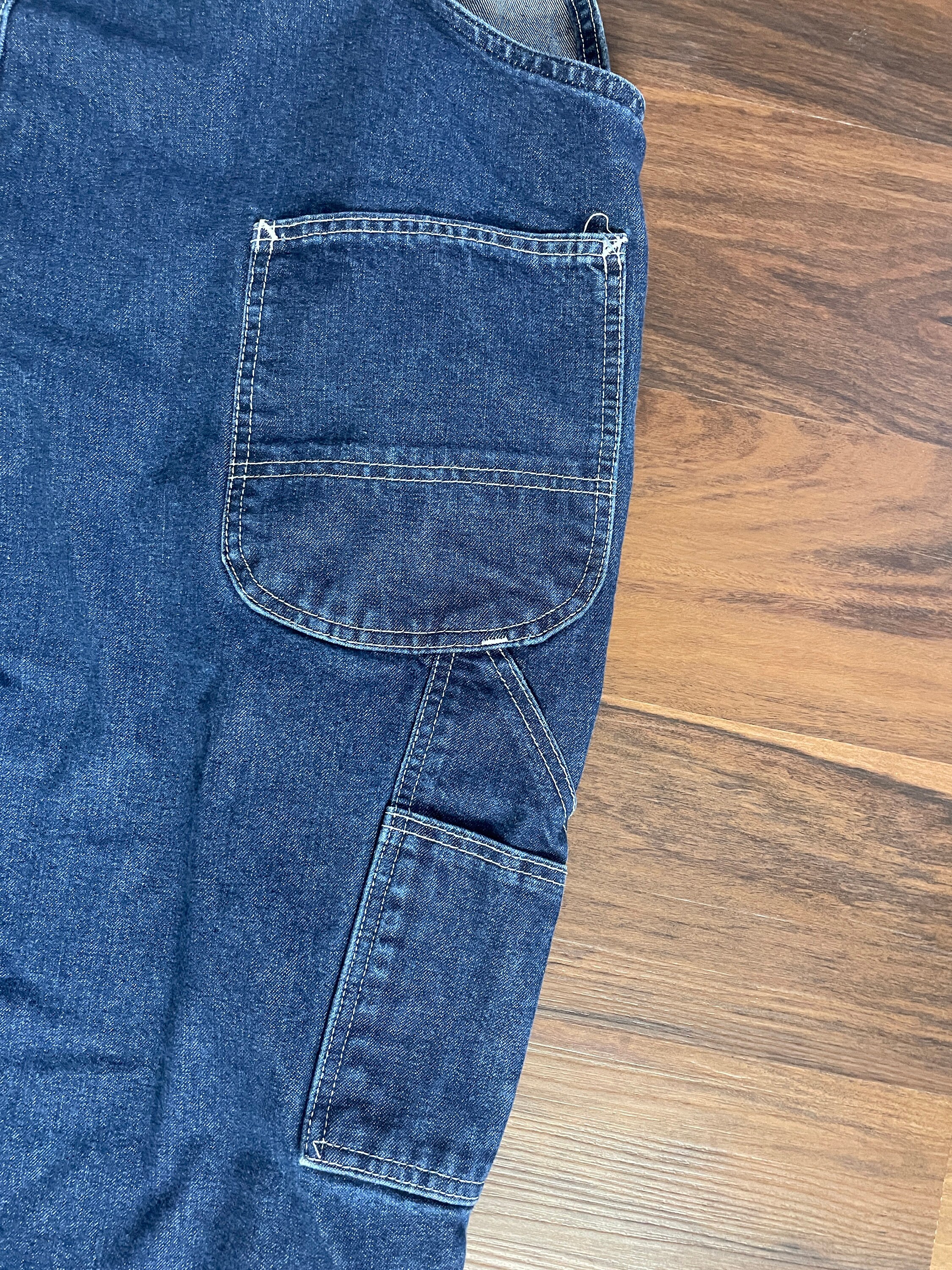 Vintage Roebuck Denim Overalls See Description for