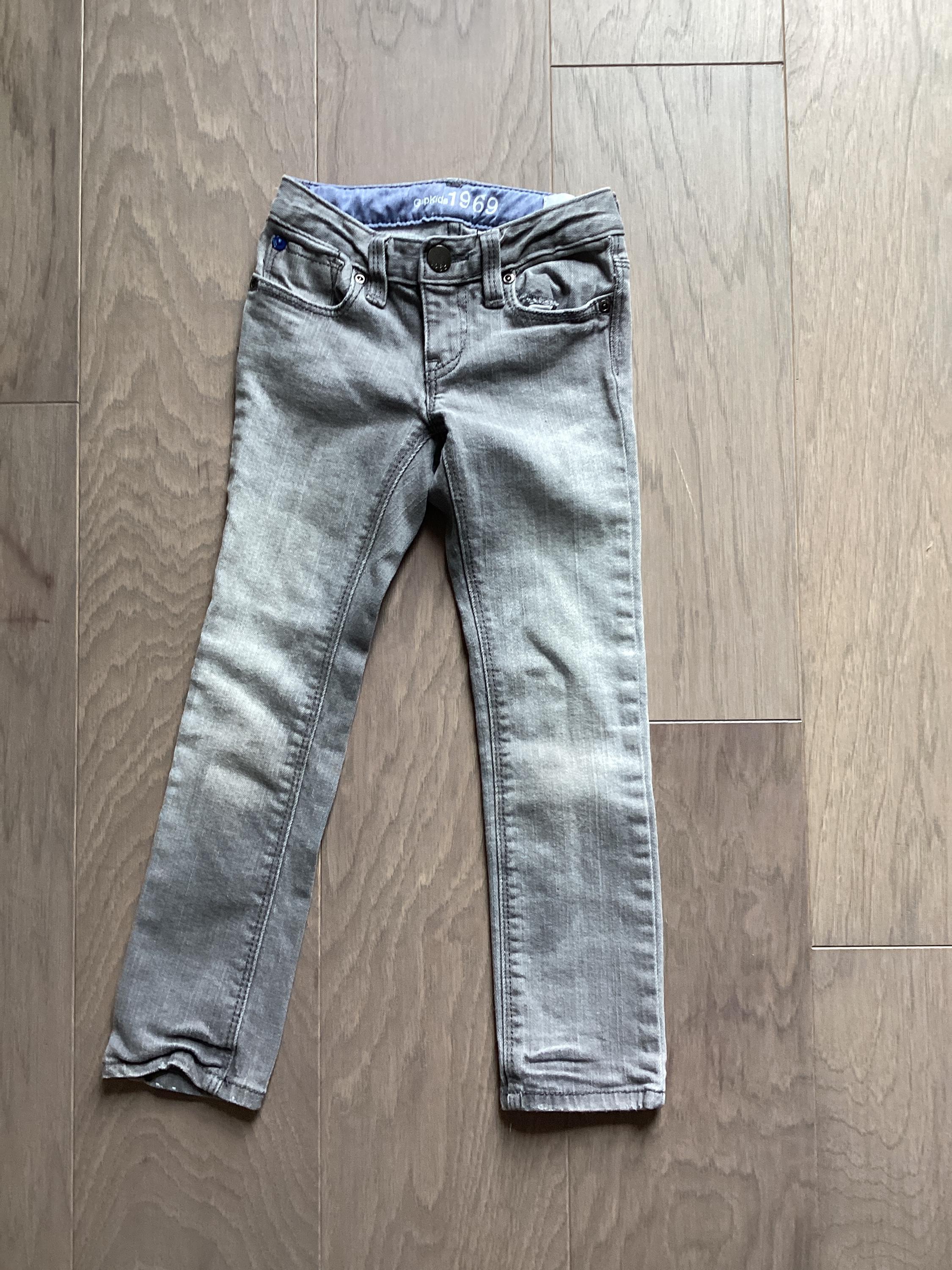 NWT GAP KIDS GIRLS JEANS 10 SLIM GAPKIDS 1969 SKINNY ADJUSTABLE WAIST BLUE DENIM