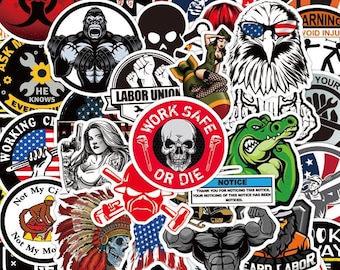 Toolbox Sticker Pack: Welding, Electrician, Construction - Waterproof (10 Stickers)