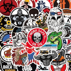 Toolbox Sticker Pack: Welding, Electrician, Construction - Waterproof (10 Stickers)
