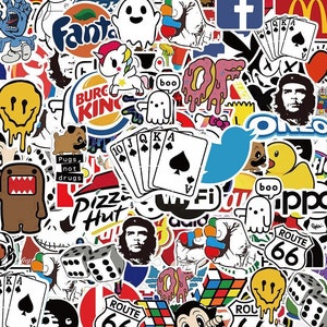 Random Sticker Pack! Funny Memes, Brands, Logos, Cartoons, Limited Edition Planner Stickers! Waterproof Laptop Stickers [10 Stickers]