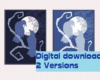 descarga digital 2 Cuervos imprime tú mismo