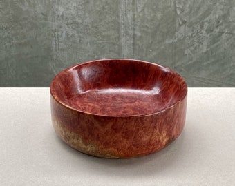 Red Mallee Burl 18.5cm handmade turned decorative bowl - Graham Elliott