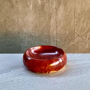 Red Mallee Burl 14cm handmade turned decorative bowl - Graham Elliott
