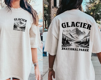 Glacier National Park Shirt, Glacier Shirt, Glacier Gift, Montana Shirt, Rocky Mountains Shirt, Rockies, Vacation Shirt, Comfort Colors Tee