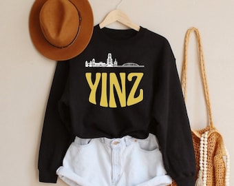 Yinz Sweatshirt, Pittsburgh Sweatshirt, Pittsburgh Shirt, Yinzer, Steelers, yinz shirt, pittsburgh gifts, pennsylvania, yinzer shirt, y'all