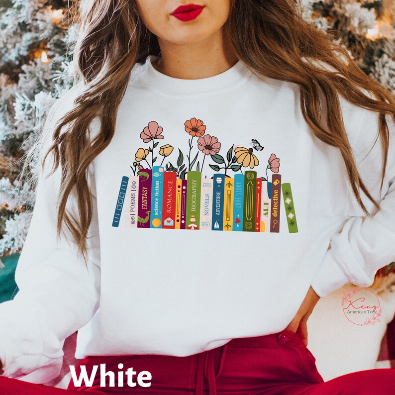 Albums As Books Sweatshirt, Trendy Aesthetic For Book Lovers, Crewneck Sweater, Folk Music Hoodie, Country Music Hoodie, RACK Music Sweater