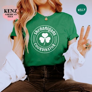 Shenanigans Coordinator Sweatshirt, Cute Shamrocks Sweatshirt, Womens St Patrick's Day Sweatshirt, Happy Shamrock Shirt, Lucky Shirt