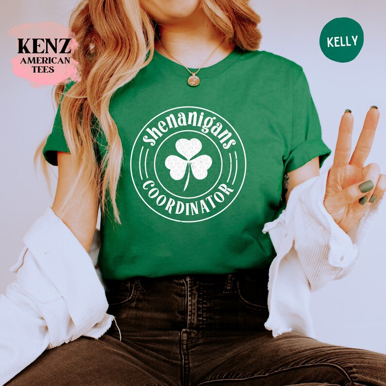 Shenanigans Coordinator Sweatshirt, Cute Shamrocks Sweatshirt, Womens St Patrick's Day Sweatshirt, Happy Shamrock Shirt, Lucky Shirt
