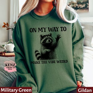 Raccoon Meme Sweatshirt, Cute Raccoon Hoodie For Men/Women Birthday Gift, Trash Panda Hoodie, Animal Rescue Hoodie, Funny Raccoon Hoodie