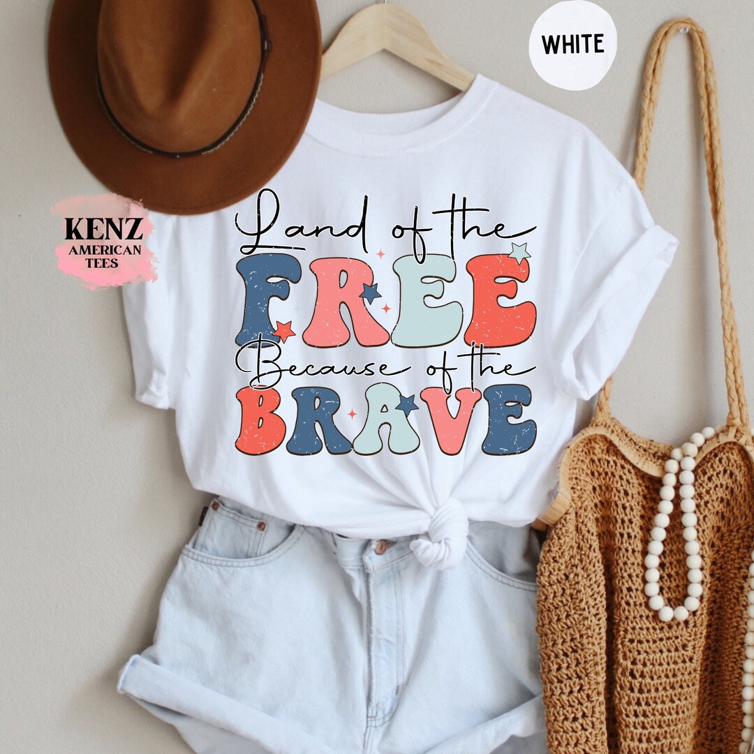 Memorial Day Shirt,land of the Free Because of the Brave America Shirt ...