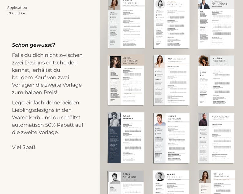 Modern beige application template | Resume & cover letter template for MS Word | Professional CV template | Elegant resume image 9