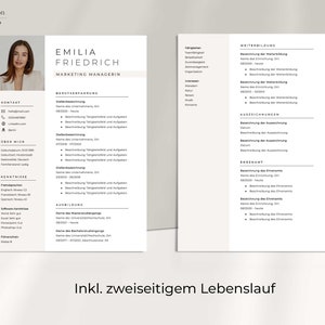 Modern beige application template | Resume & cover letter template for MS Word | Professional CV template | Elegant resume image 7