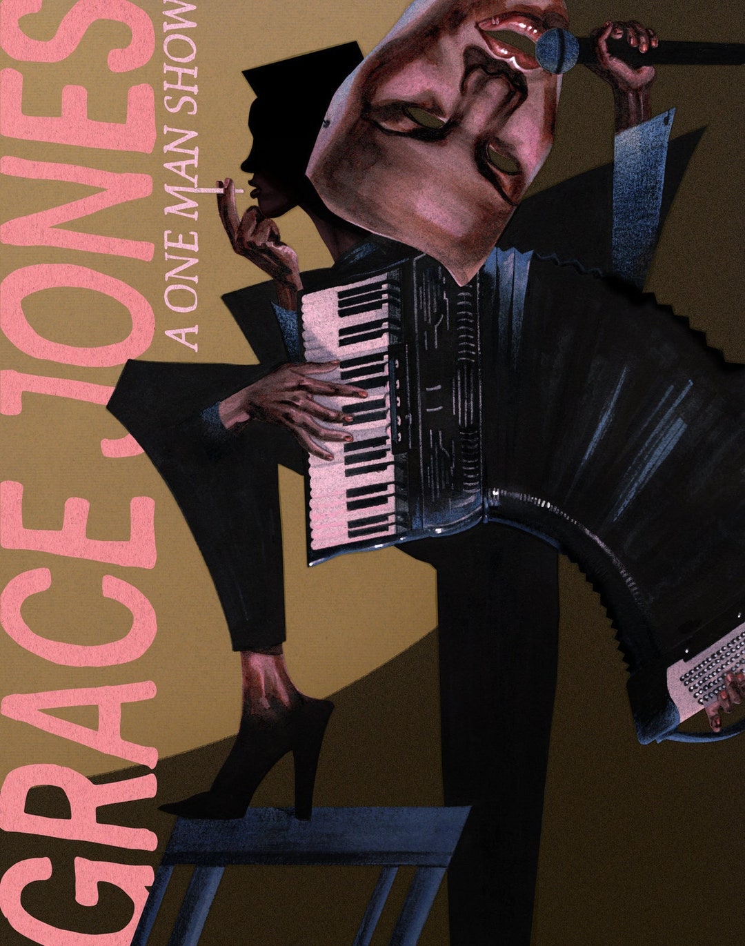 Grace Jones Art Print Etsy