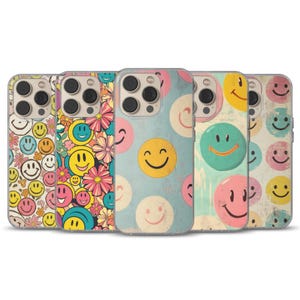 Vintage Smiley Phone Case | Preppy Summer Vibes Cover for