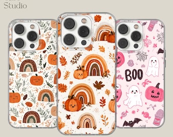 Autumn Phone Case, Fall Leaves Cover for iPhone 16e, 14, 13, 12, 11, SE, Samsung S25 Edge, A15, S21, S23, Pixel 9A, 8 Pro