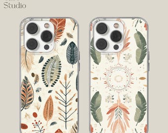 Boho Dreamscape Phone Case Cottage Core Retro cover for iPhone 16e, 14, 13, 12, 11, SE, Samsung S25 Edge, A15, S21, S23, Pixel 9A, 8 Pro