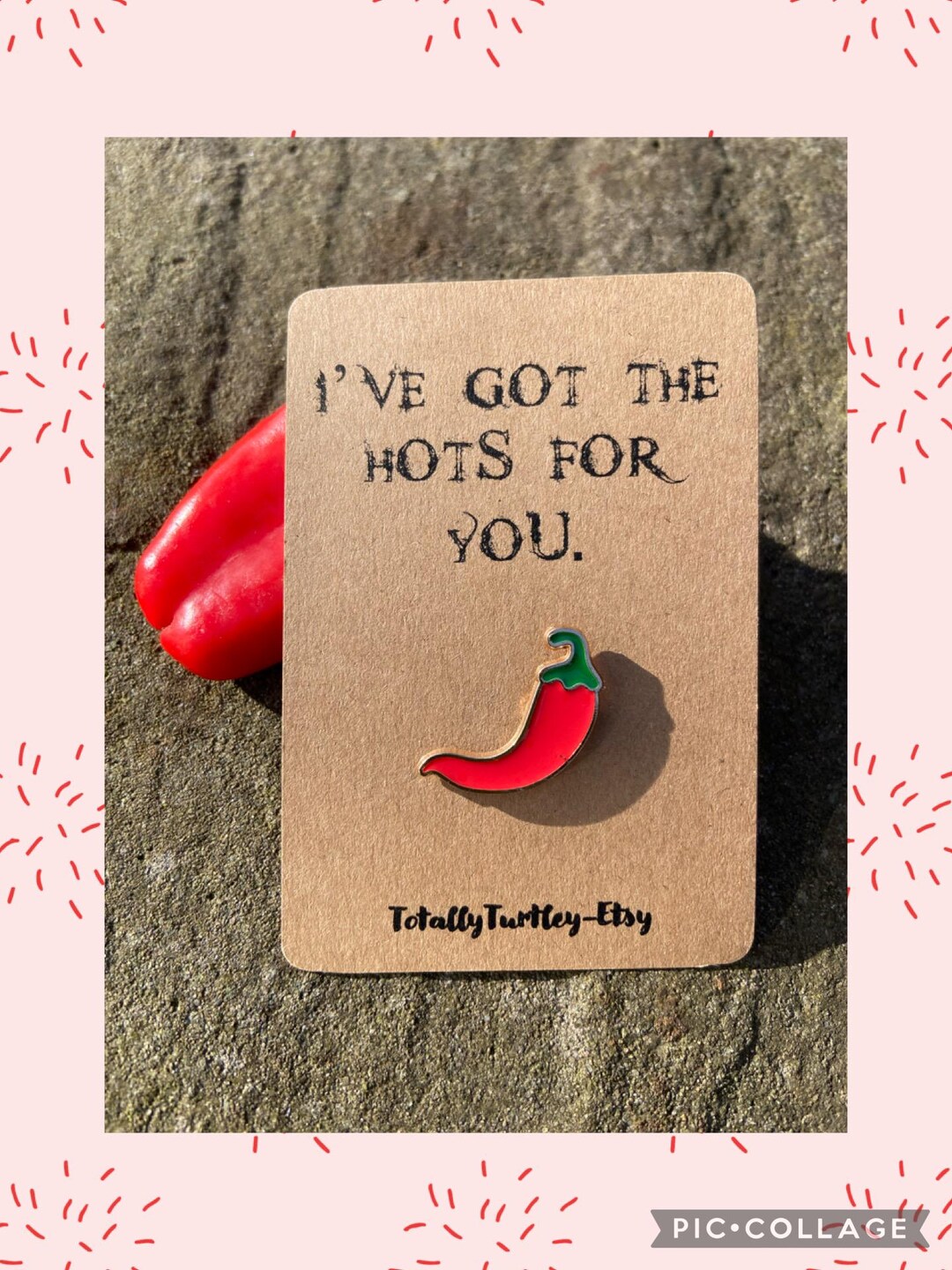 Chilli Pepper Enamel Pin I Love You Appreciation Pin - Etsy