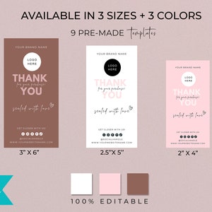 Editable Box Label Template Branded Packaging Labels - Etsy