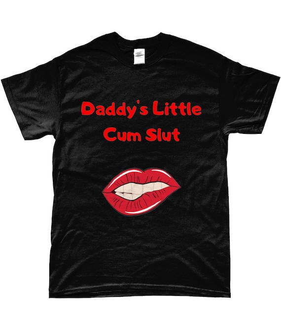 Daddys Little Cum Slut Tshirt Abdl Ddlg Ddlb Mdlg Etsy