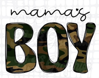 Camo Mamas Boy PNG, Mamas Boy PNG, Boy Mom PNG, Boy shirt png, Mothers Day png, Sublimation Design, Printable Mamas boy, Retro Sublimation