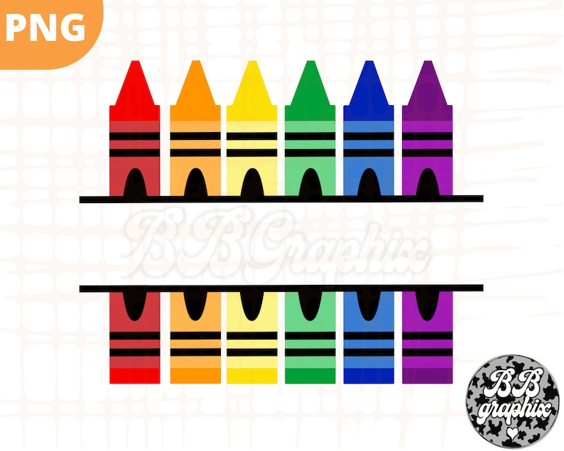 Pu&ograve; includere: Un set di sette pastelli colorati in un arcobaleno di colori, rosso, arancione, giallo, verde, blu, indaco e viola. I pastelli sono disposti in fila con le punte rivolte verso l'alto. I pastelli sono separati da una linea nera.