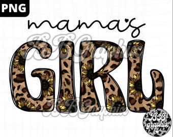 Cheetah Mamas Girl PNG, Mamas Girl PNG, Girl Mom PNG, Girl png, Mothers Day png, Sublimation Design, Printable Mamas Girl, Retro Sublimation