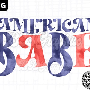 American Babe PNG, Fourth of July Sublimation, American flag cute Design, American PNG, Sublimation Design, Firework PNG, Sublimation