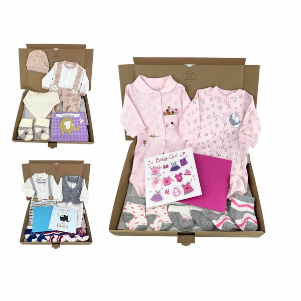 Frühchenkleidung Gr. 44 | Frühchen Babygeschenk | Frühchen Geschenk Geburt | Geschenk Baby | Geschenkset Baby zur Geburt neutral, Unisex