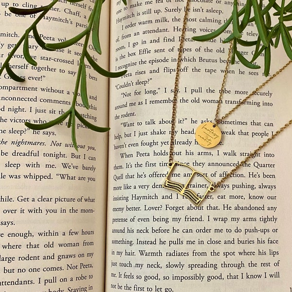 Libro collar conjunto joyería librería Bookworm regalo libro amante regalo bibliotecario profesor escritor libro encanto libro abierto colgante libros sobre las personas