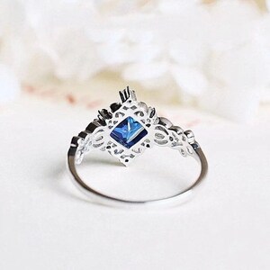 Feyres Wedding ACOTAR Ring Blue Stone Silver Jewelry ACOMAF - Etsy ...